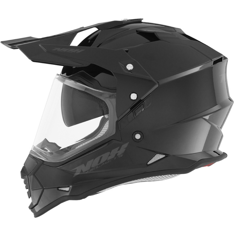Enduro kypärä NOX N312 musta kiiltävä
