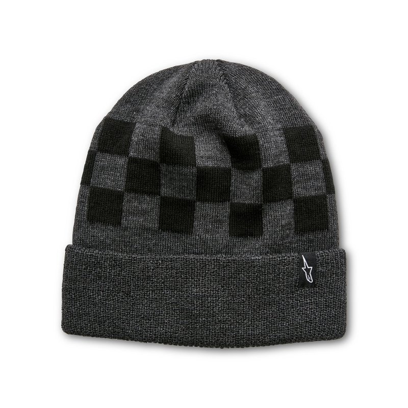 Čepice Alpinestars Checked Beanie šedo-černá