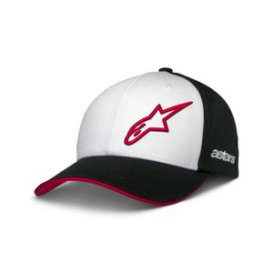 Alpinestars Sessionized Snapback lippis valkoinen-musta-punainen