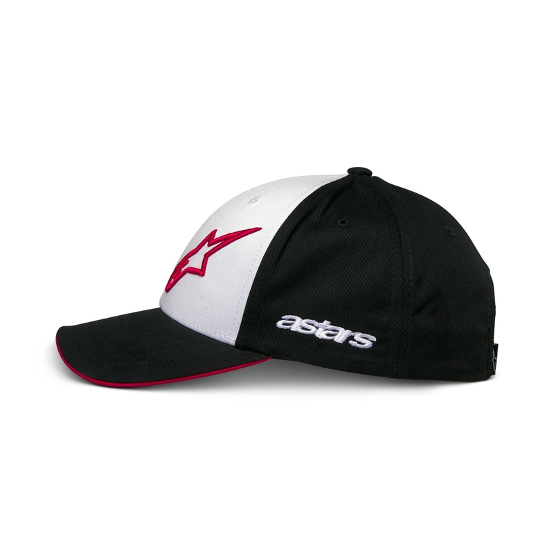 Alpinestars Sessionized Snapback lippis valkoinen-musta-punainen