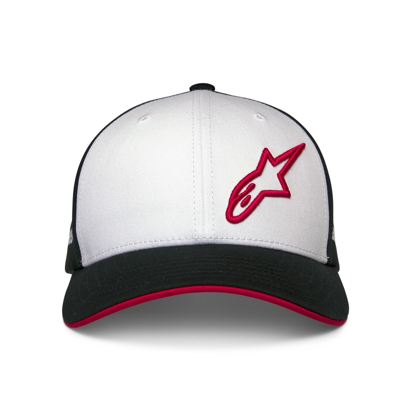 Alpinestars Sessionized Snapback lippis valkoinen-musta-punainen