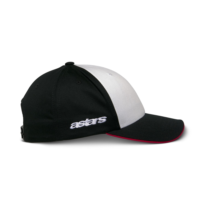 Alpinestars Sessionized Snapback lippis valkoinen-musta-punainen