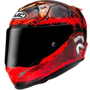 Integroitu kypärä HJC RPHA 12 Diablo Blizzard punainen alennusmyynti