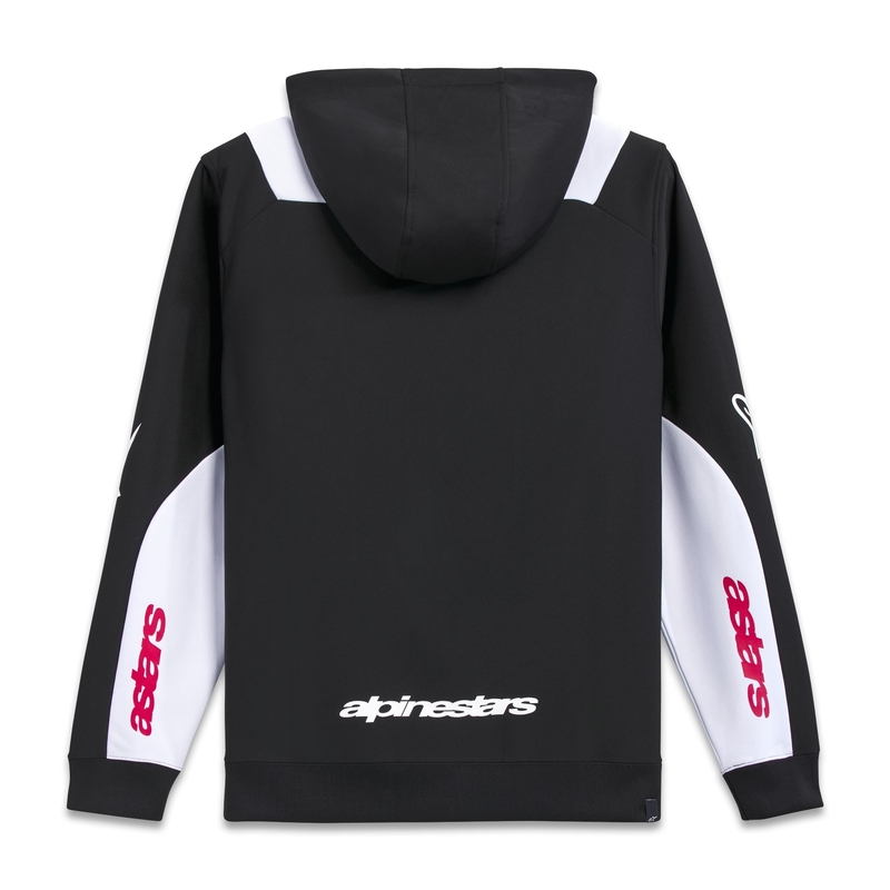 Alpinestars Sessions 3 huppari musta, valkoinen ja punainen