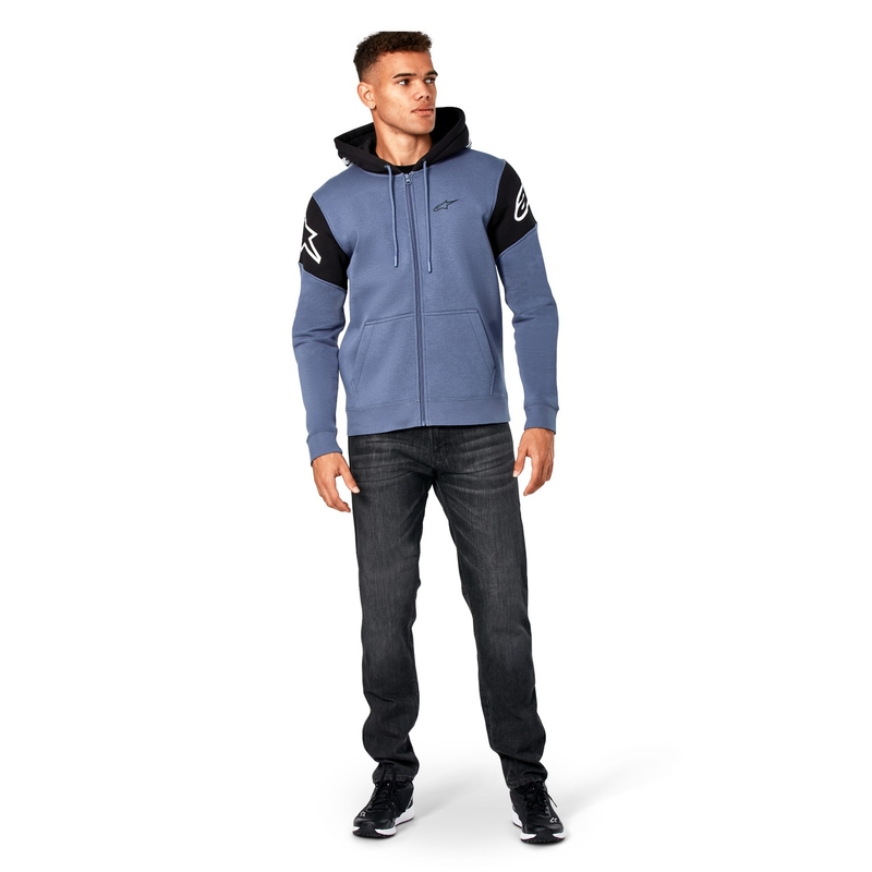 Mikina Alpinestars Velocity Hoodie modro-černá