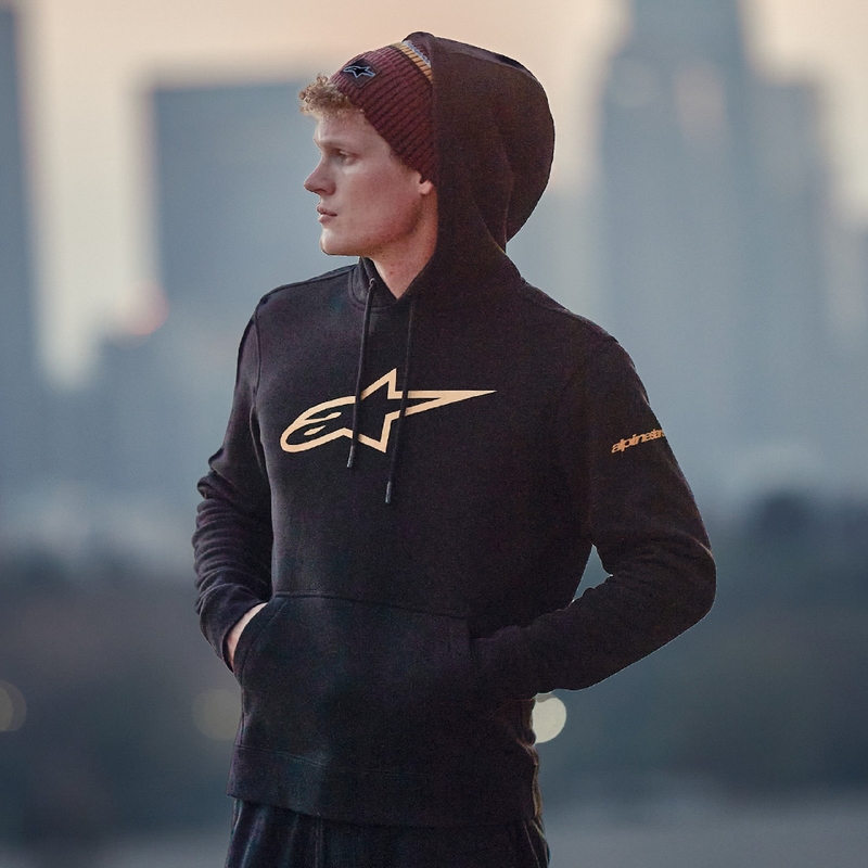 Alpinestars Gilded huppari musta ja kultainen