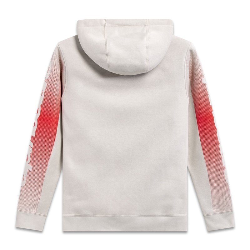 Mikina Alpinestars Arising Hoodie bílo offwhite-modro-červená