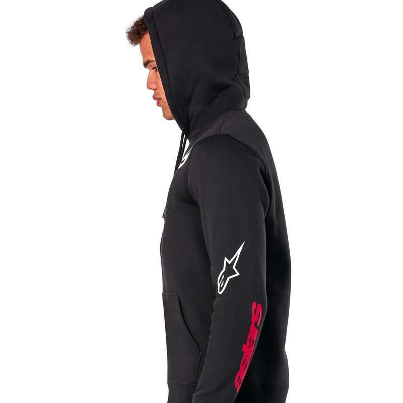 Mikina Alpinestars Elliptic Hoodie černá