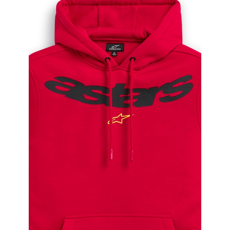 Mikina Alpinestars Elliptic Hoodie červená