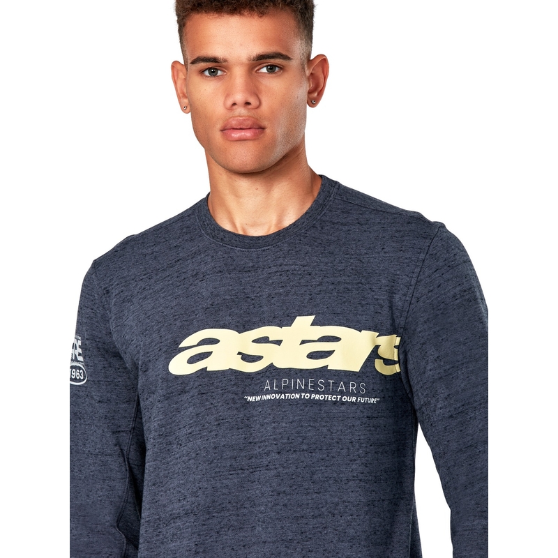 Mikina Alpinestars Episode Crew Fleece modrá