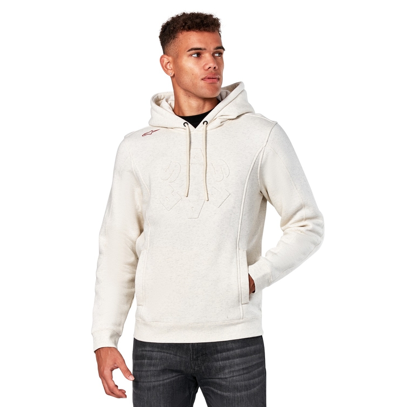 Mikina Alpinestars Substratus Hoodie světle šedá
