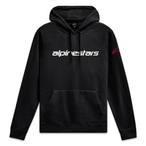 Alpinestars Wordmark huppari 3 musta, valkoinen ja punainen