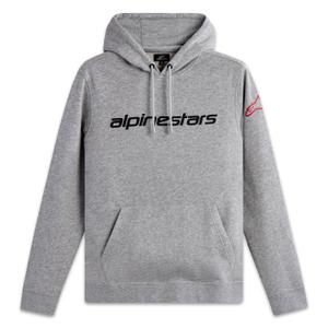 Alpinestars Wordmark huppari 3 harmaa-punainen-musta