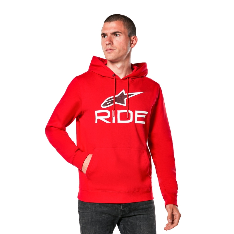 Alpinestars Ride 4.0 huppari punainen, valkoinen ja musta