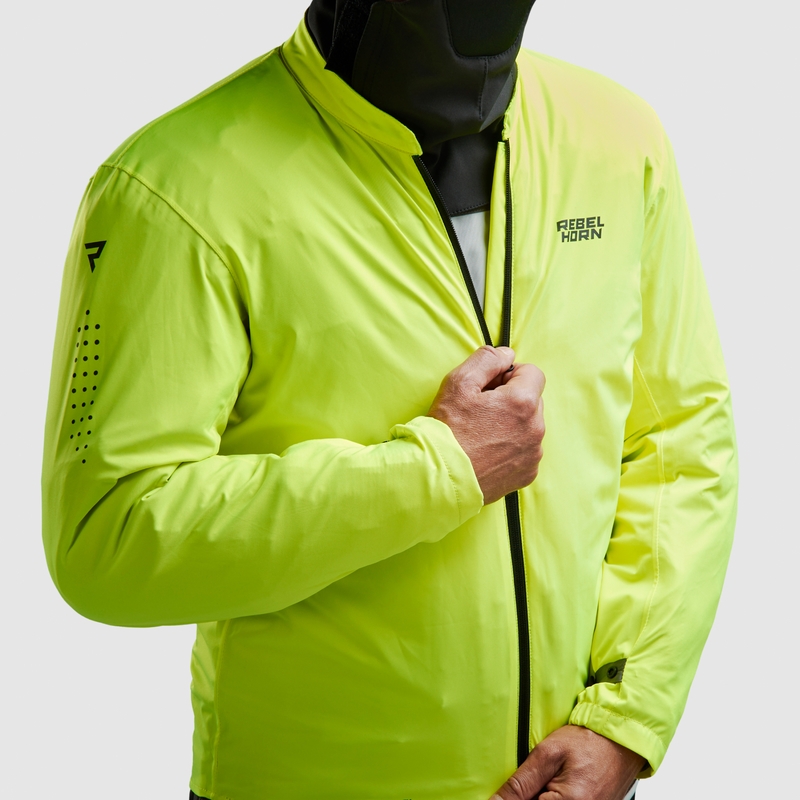 Rebelhorn In &amp; Out HydraShield PRO fluo-keltainen vedenpitävä takki