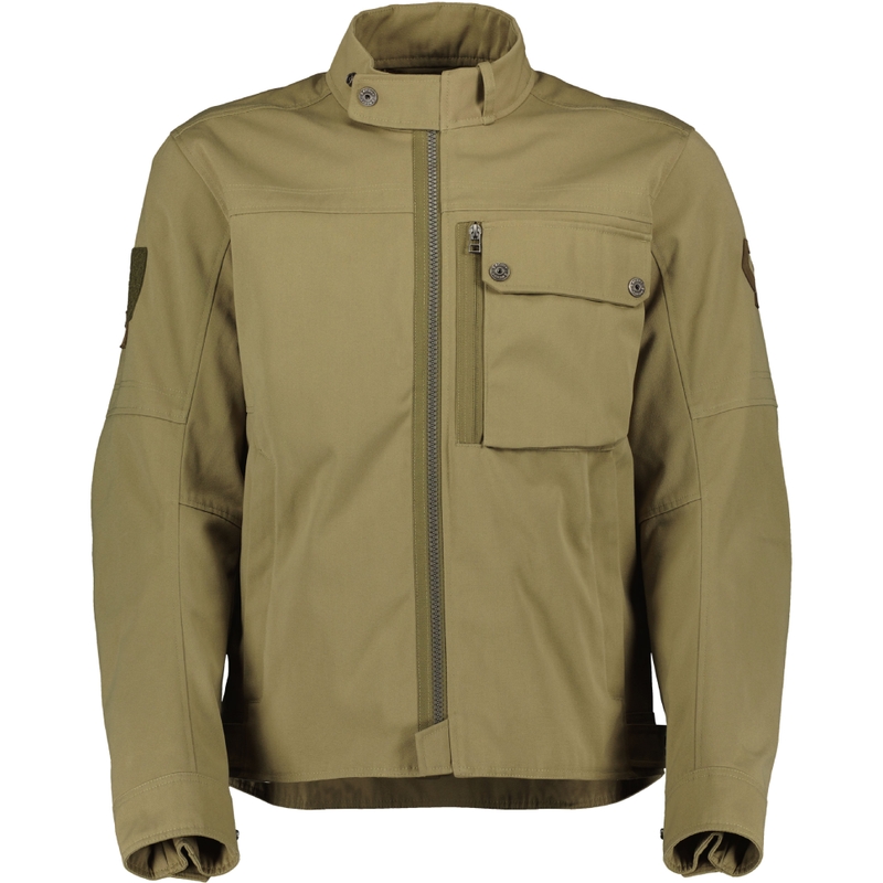 Moottoripyörätakki SCOTT JACKET VINTAGE COVERT vihreä