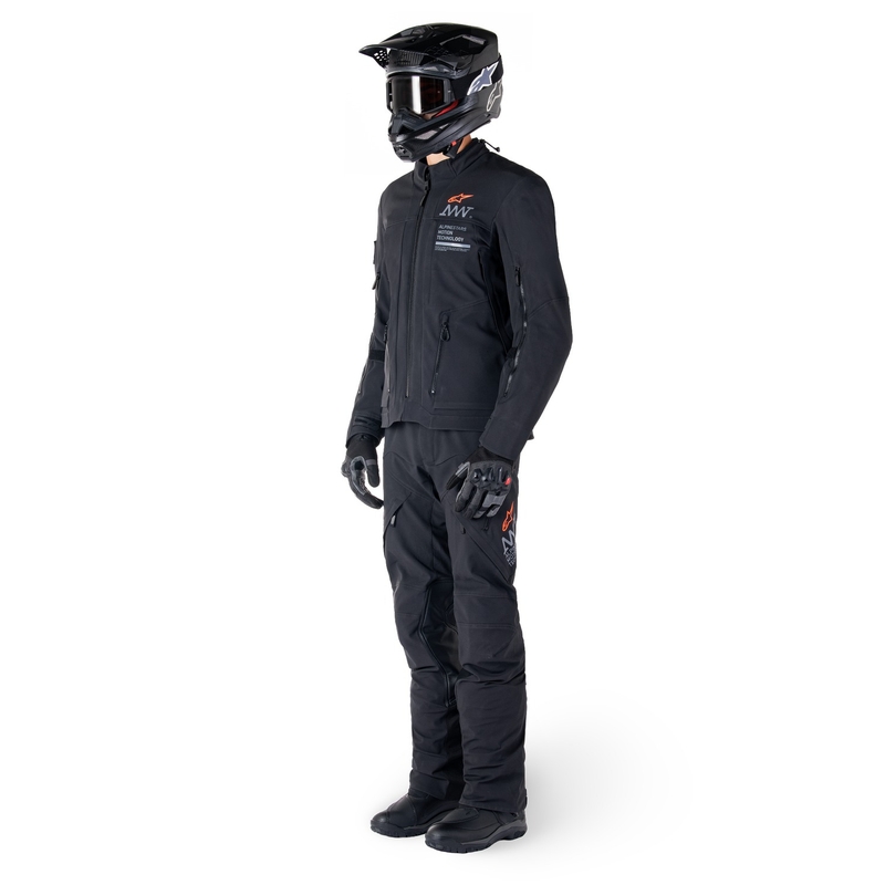 Alpinestars AMT-8 Stretch Drystar XF Moottoripyöräily takki Musta
