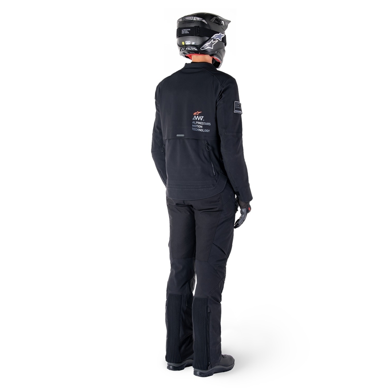 Alpinestars AMT-8 Stretch Drystar XF Moottoripyöräily takki Musta