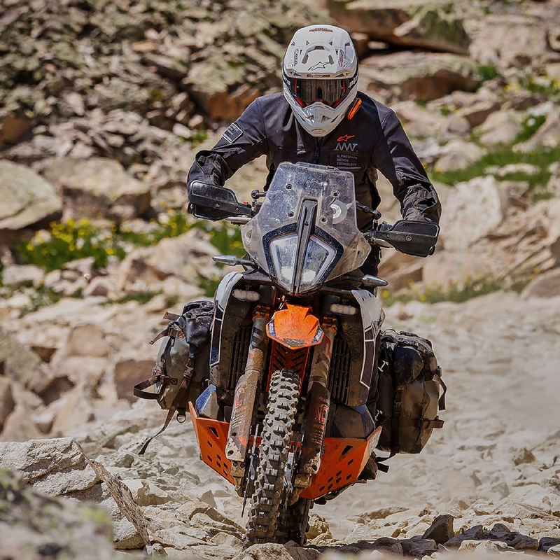 Alpinestars AMT-8 Stretch Drystar XF Moottoripyöräily takki Musta