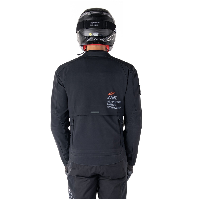 Alpinestars AMT-8 Stretch Drystar XF Moottoripyöräily takki Musta