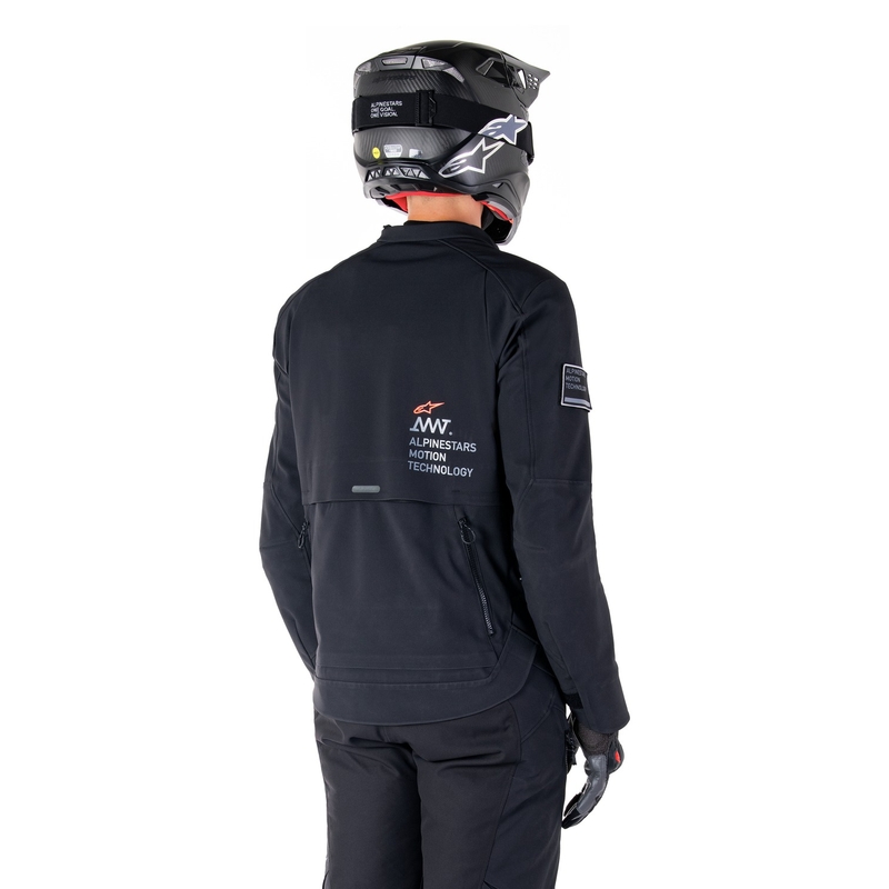 Alpinestars AMT-8 Stretch Drystar XF Moottoripyöräily takki Musta