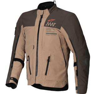 Alpinestars AMT-8 Stretch Drystar XF ruskea-khaki Moottoripyöräily takki