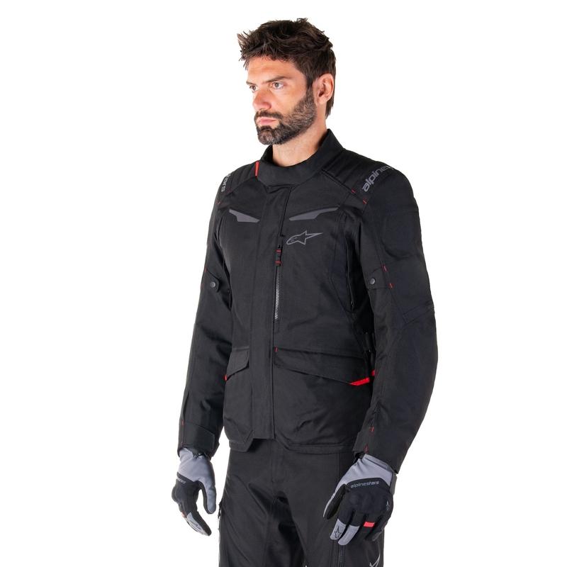 Alpinestars ST-1 Vedenpitävä musta moottoripyöräily takki