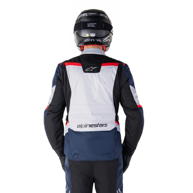 Alpinestars ST-1 Vedenpitävä moottoripyöräily takki tummansininen-musta-punainen