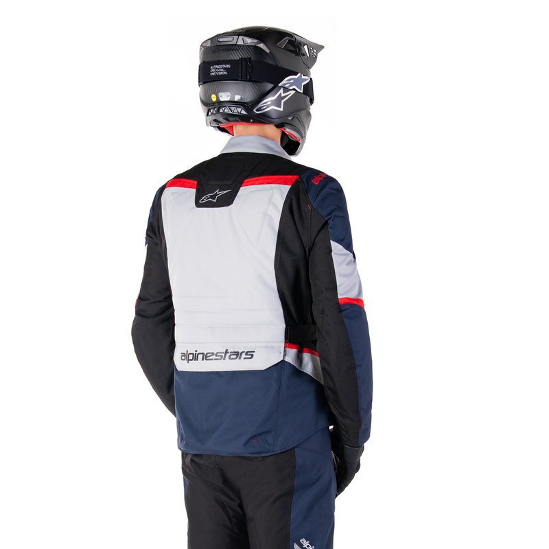 Alpinestars ST-1 Vedenpitävä moottoripyöräily takki tummansininen-musta-punainen