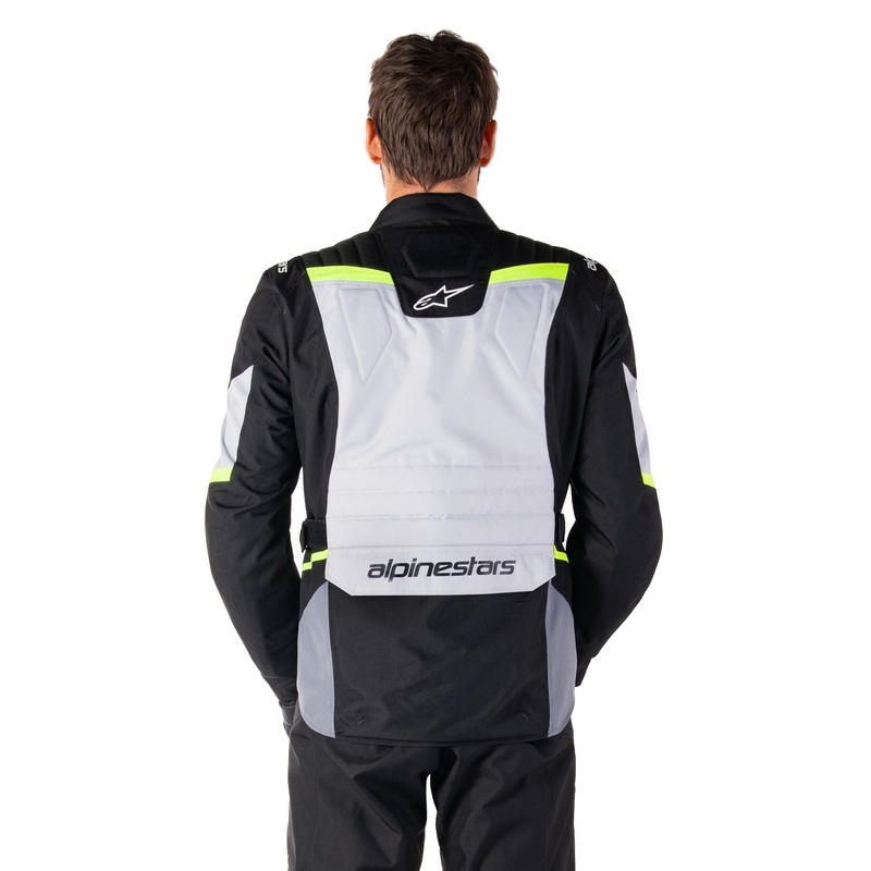 Alpinestars ST-1 Vedenpitävä harmaa-musta-fluokokeltainen moottoripyörätakki