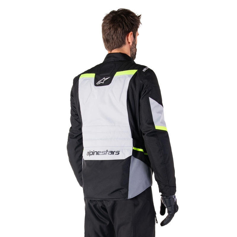 Alpinestars ST-1 Vedenpitävä harmaa-musta-fluokokeltainen moottoripyörätakki