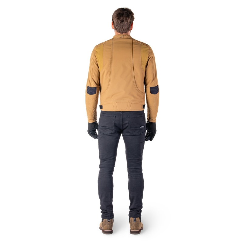 Alpinestars Clayton vedenkestävä vaaleanruskea moottoripyörä takki