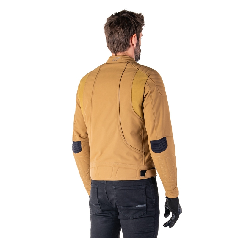 Alpinestars Clayton vedenkestävä vaaleanruskea moottoripyörä takki