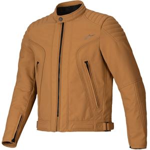 Alpinestars Clayton vedenkestävä vaaleanruskea moottoripyörä takki