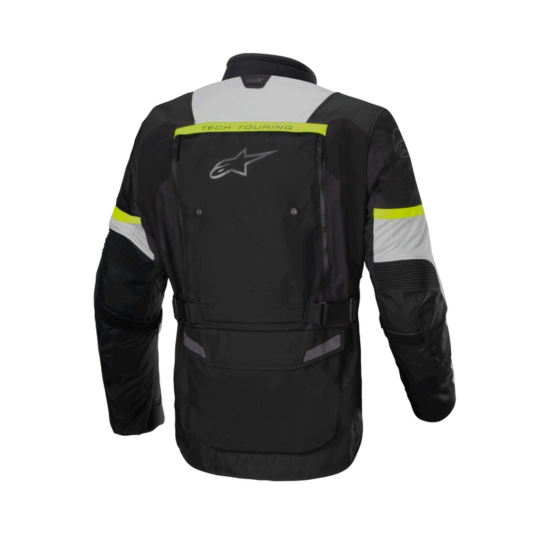 Alpinestars Bogota PRO Drystar musta-harmaa-fluo-keltainen moottoripyöräily takki
