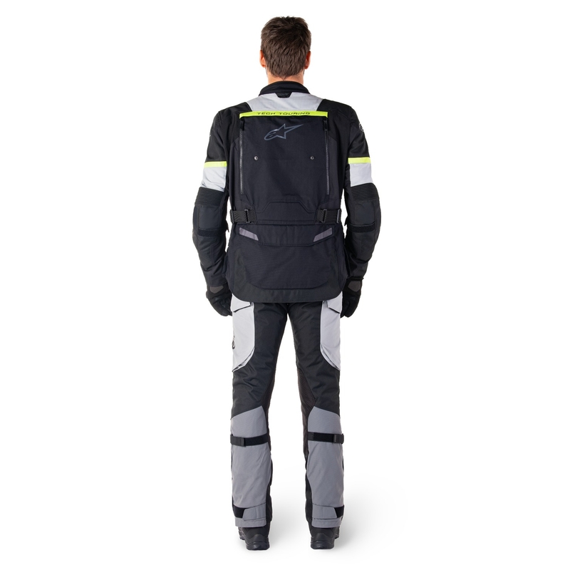 Alpinestars Bogota PRO Drystar musta-harmaa-fluo-keltainen moottoripyöräily takki