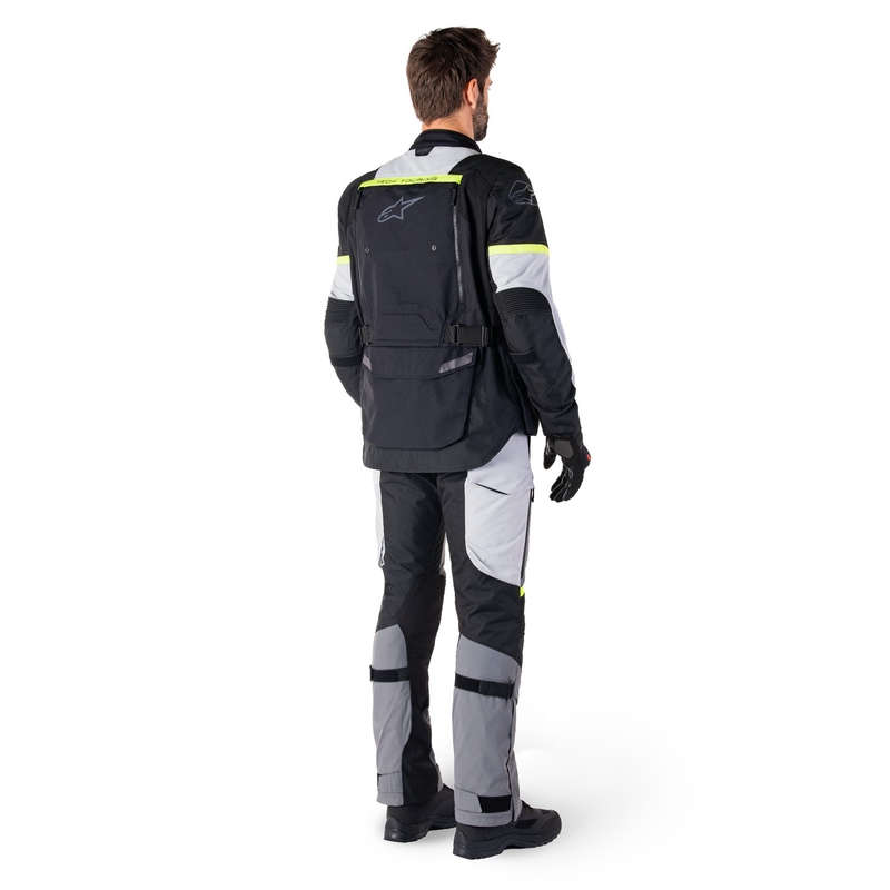 Alpinestars Bogota PRO Drystar musta-harmaa-fluo-keltainen moottoripyöräily takki