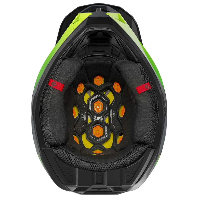 Motocross kypärä Shot Lite Ultra matt fluo keltainen