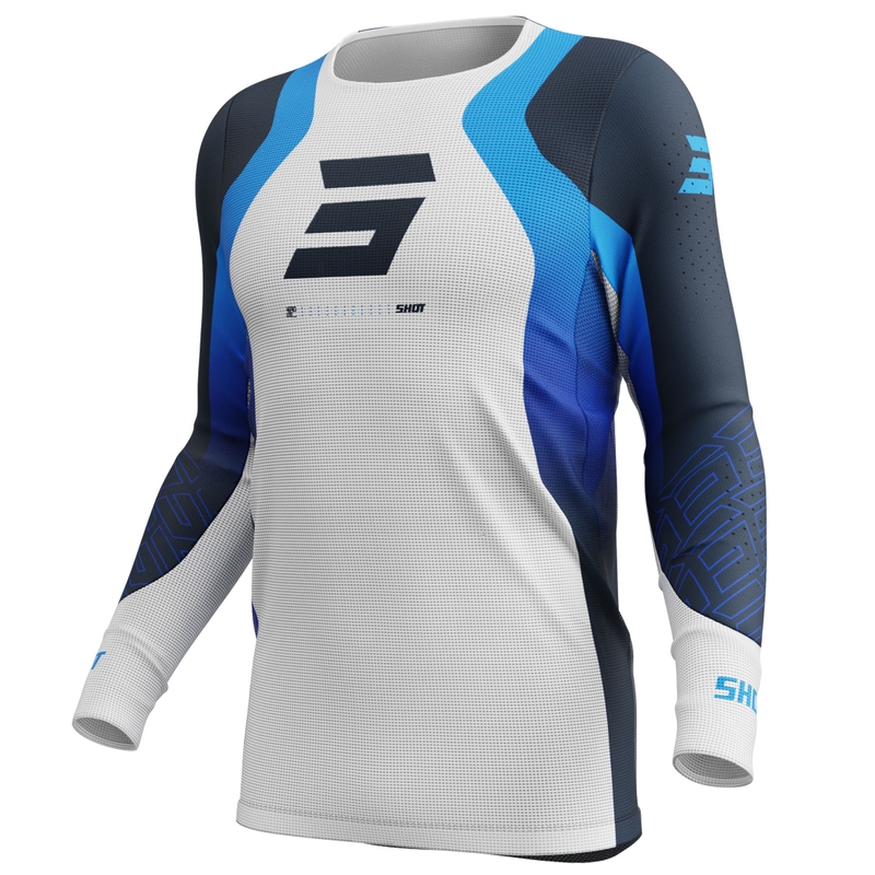Motocross Jersey Shot Aerolite Ultra sininen