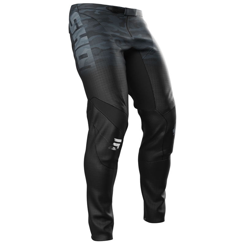 Motocross housut Shot Contact Tactic musta-harmaa