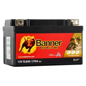 Geeliakku Banner Bike Bull GEL 509 01/BGTZ10-S - GTZ10-S 12V, 8.6Ah, 170A
