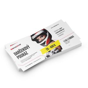 Dárkový poukaz Motozem EUR