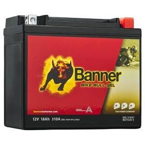 Geeliakku Banner Bike Bull GEL 518 21/BGTX20-3 - GTX20-3 12V, 18Ah, 310A