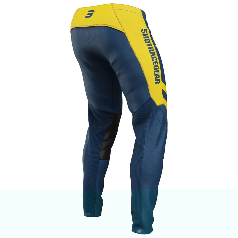 Motocross housut Shot Contact Mythic sinikeltainen-myytti