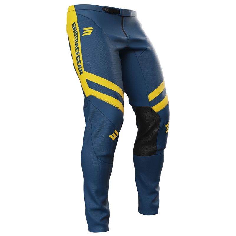 Motocross housut Shot Contact Mythic sinikeltainen-myytti