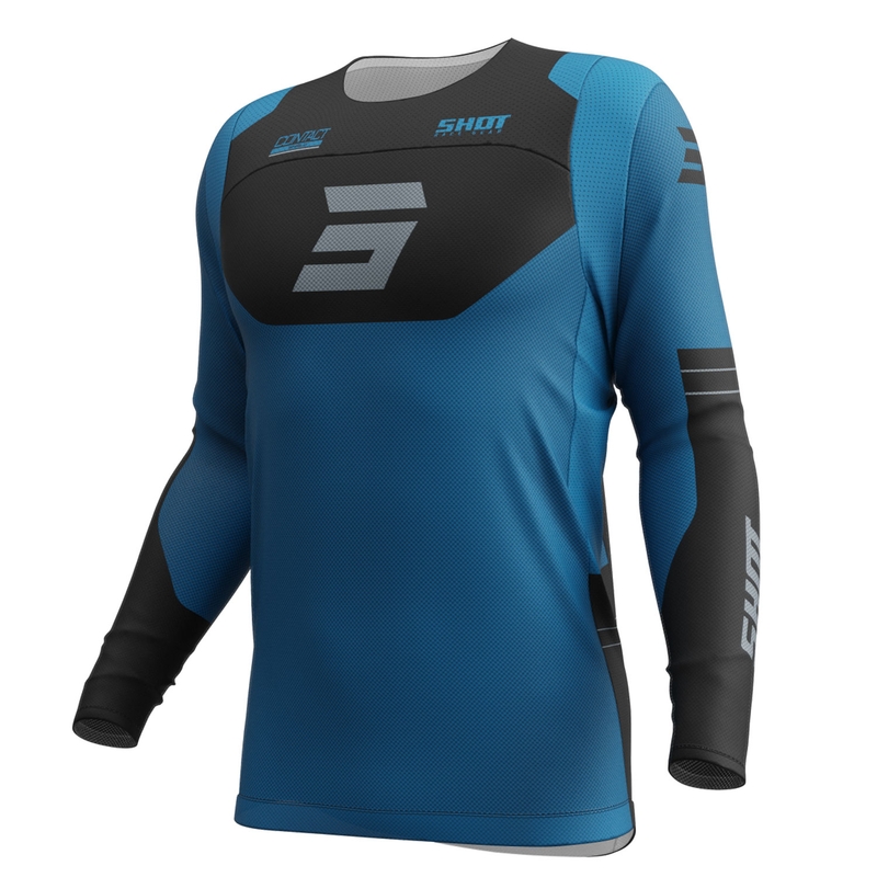 Motocross pelipaita Shot Contact Shield sininen