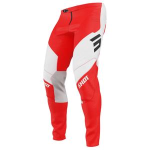 Motocross housut Shot Contact Shield punainen