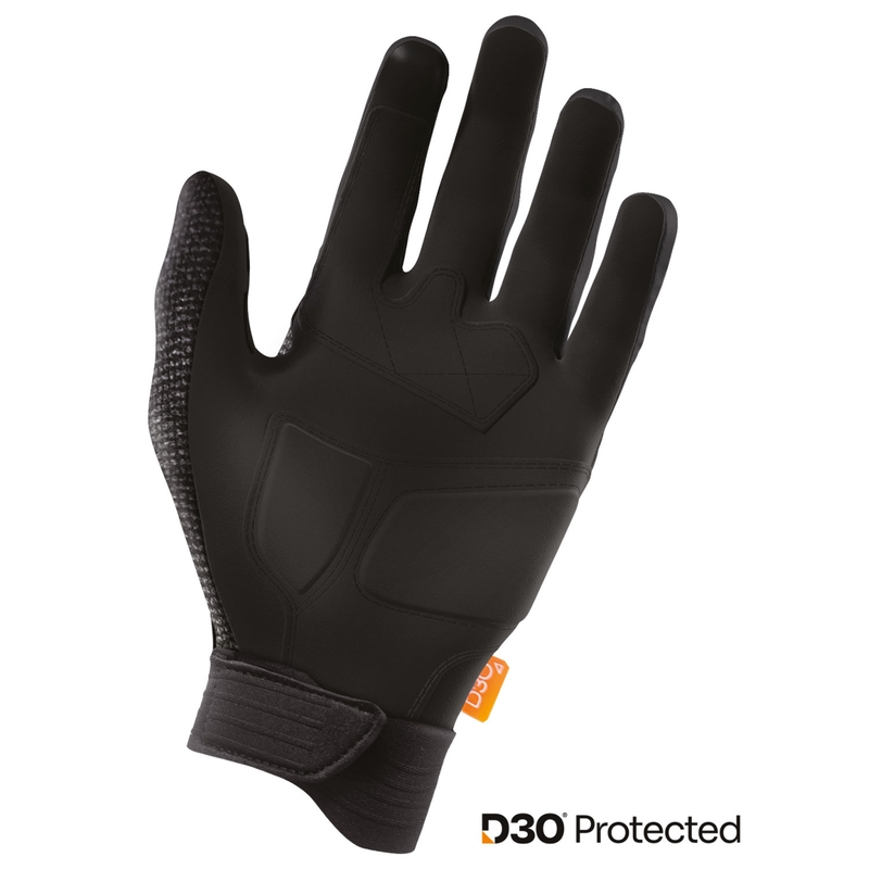 Motocross-hanskat Shot Guard D3O® musta