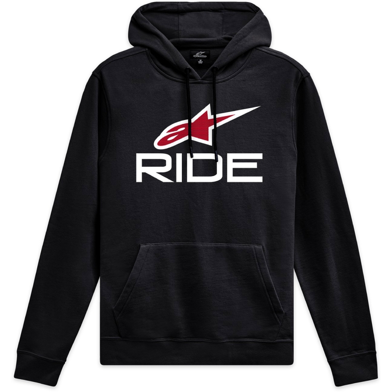 Alpinestars Ride 4.0 huppari musta, valkoinen ja punainen