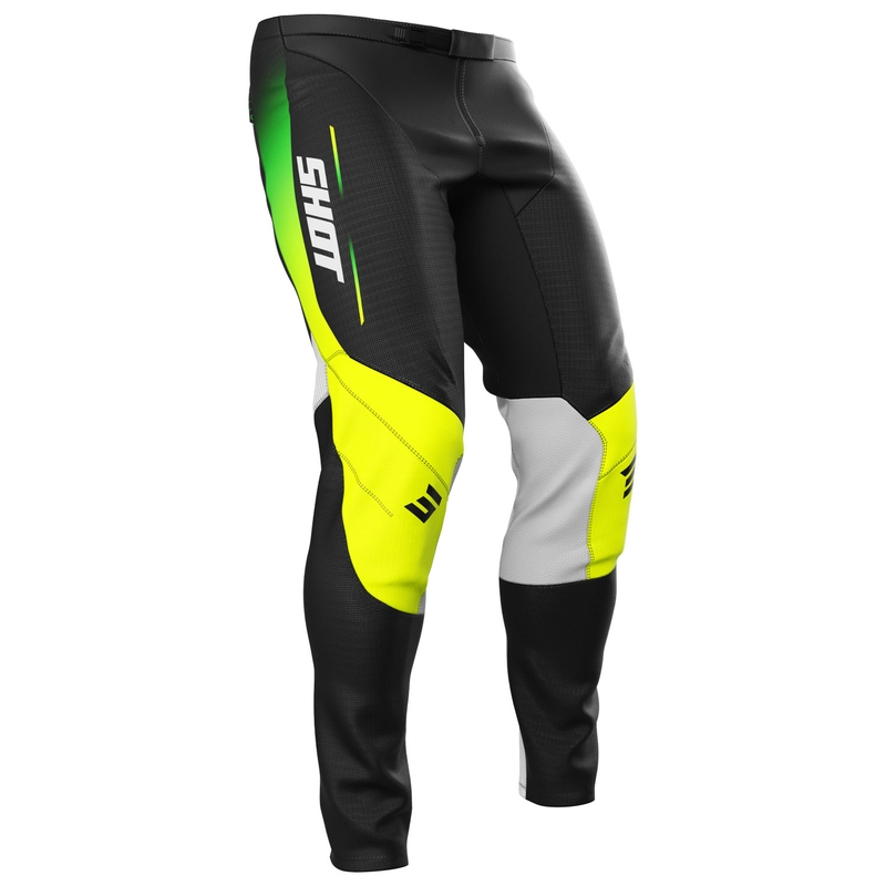 Lasten motocross housut Shot Contact Apex fluo keltainen